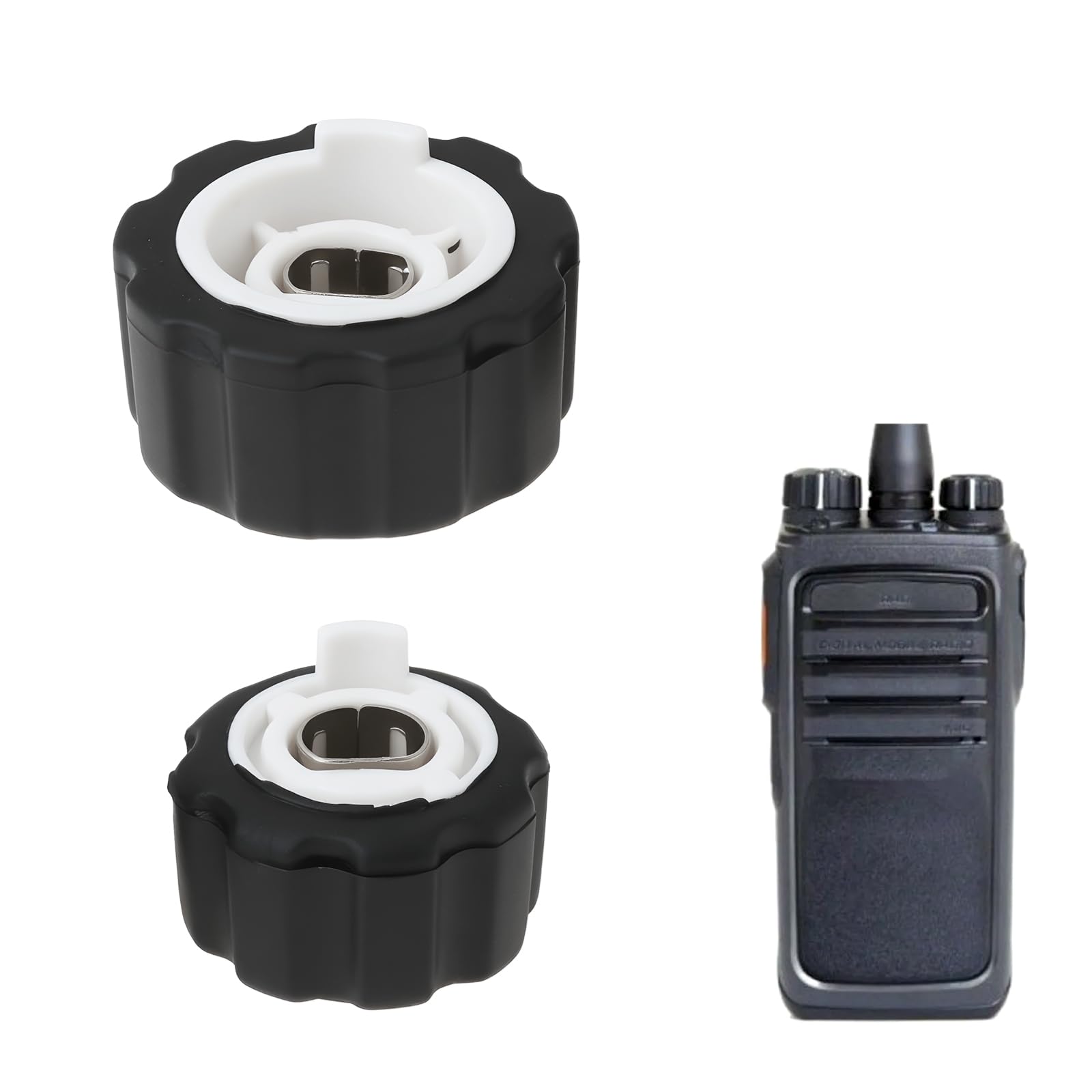 The Lord of the Tools Manopola selettore volume e canale compatibile con Hytera PD530, PD560, PD580, PD700, PD780, 2 pezzi