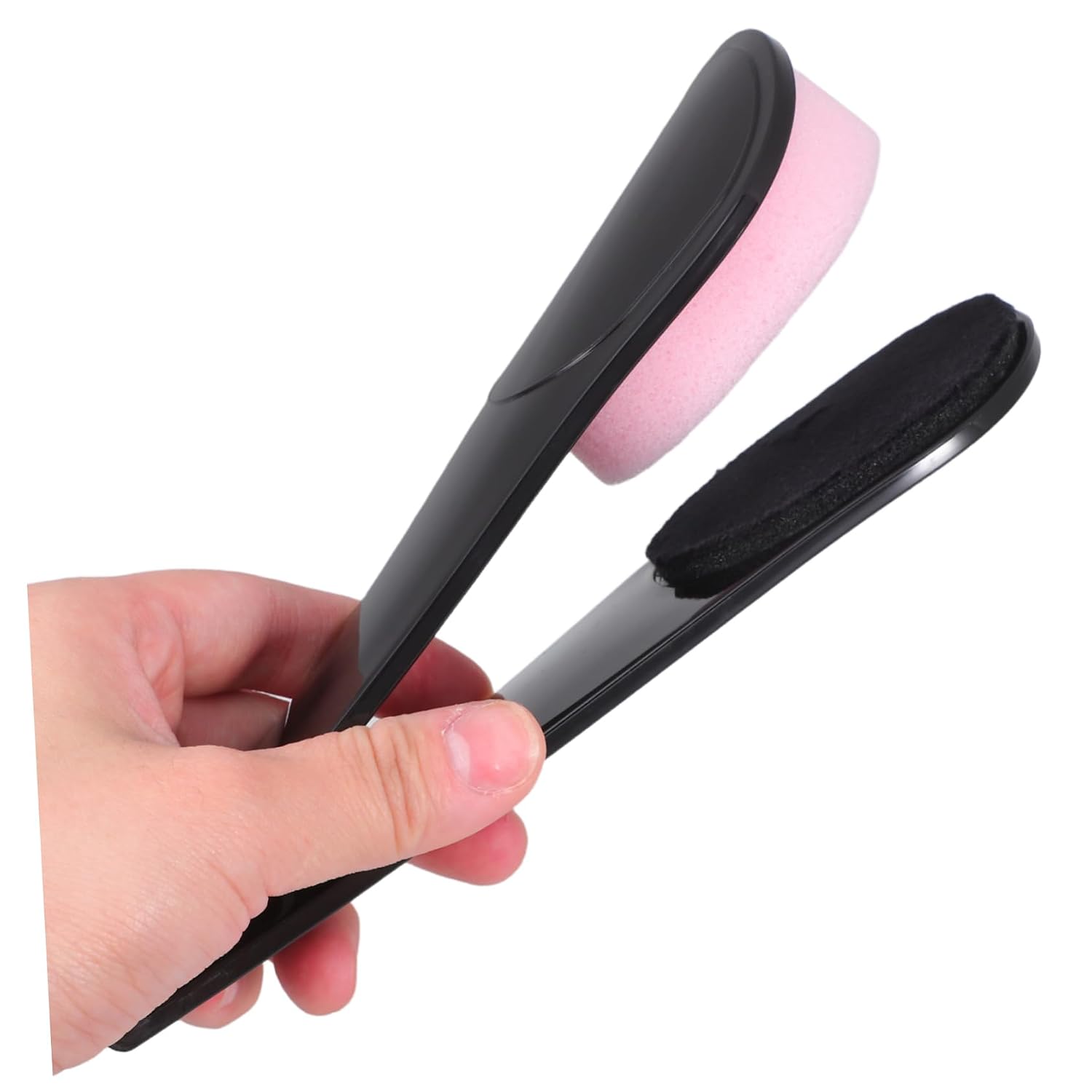 GALPADA Back Tanning Brush Self Tanner Applicator Lotion Back Applicator Exfoliating Body Scrubber Long Handle Portable