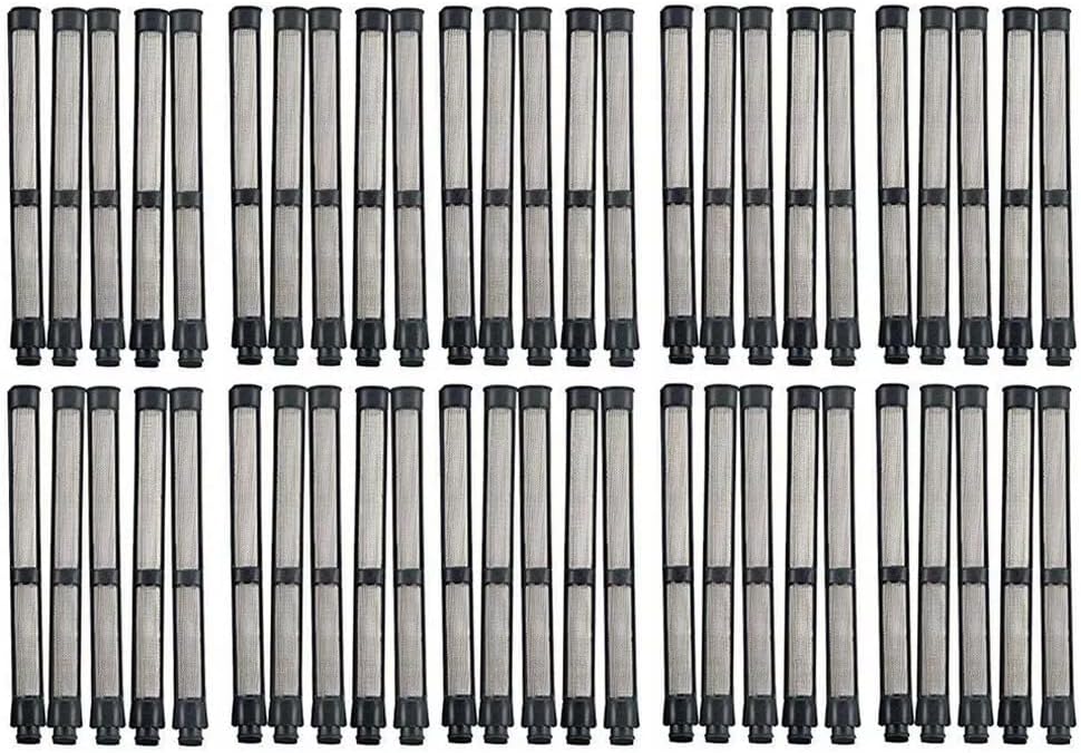 60 Mesh Airless Paint Spray Filters Compatible with Graco 287032 Contractor II Gun Filter 60 mesh (100)