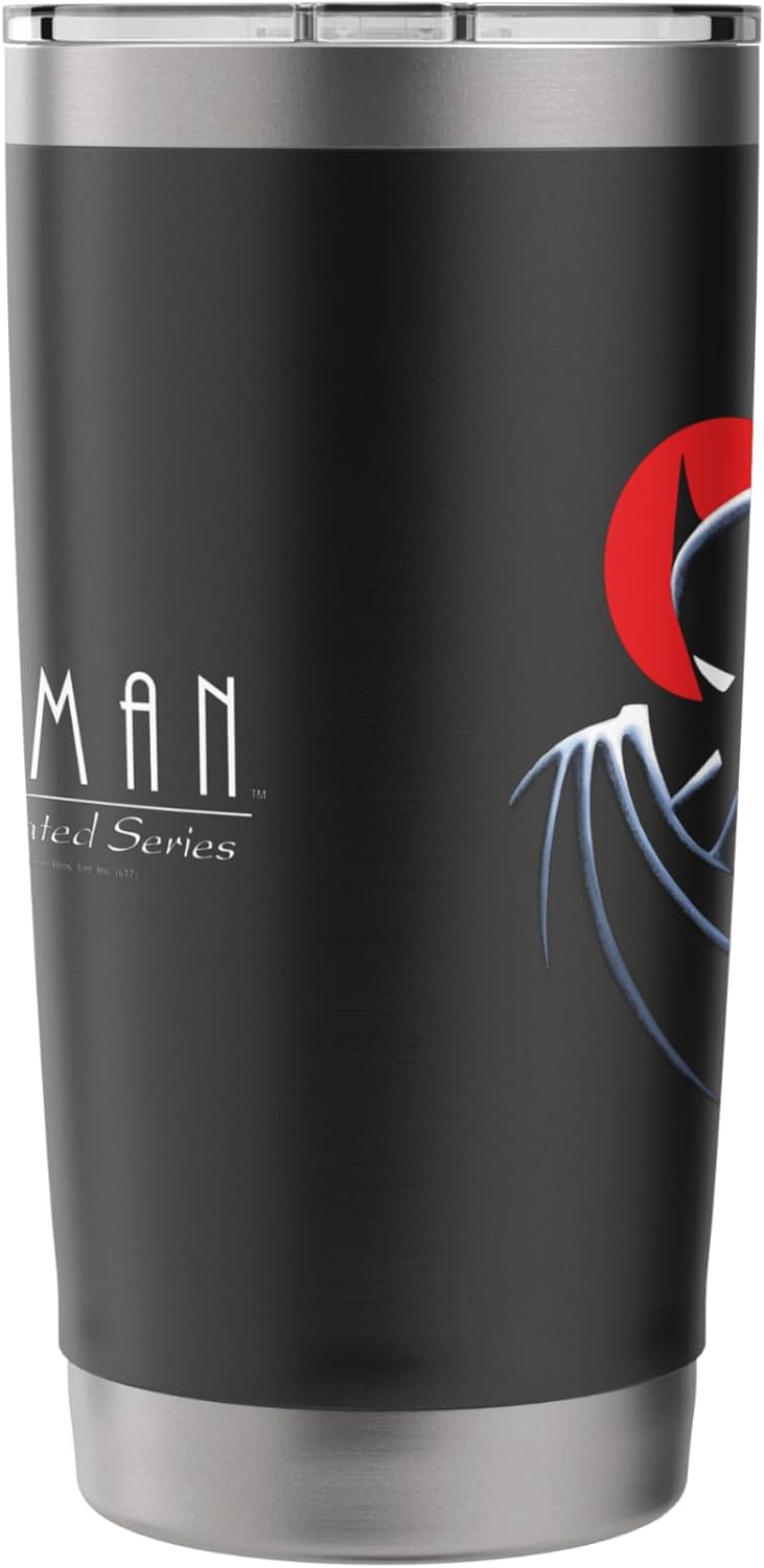 Batman: Animated Series Silhouette Logo Stainless Steel Insulated Tumbler - Image 2