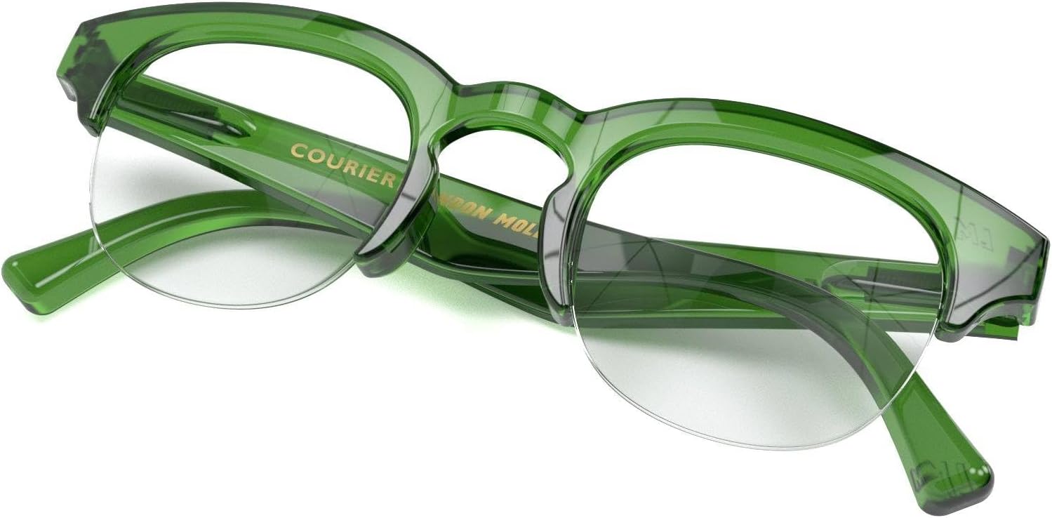 LONDON MOLE® Courier reading glasses | Modern vintage browline readers | Men’s Women’s Unisex | Spring hinges - Image 5