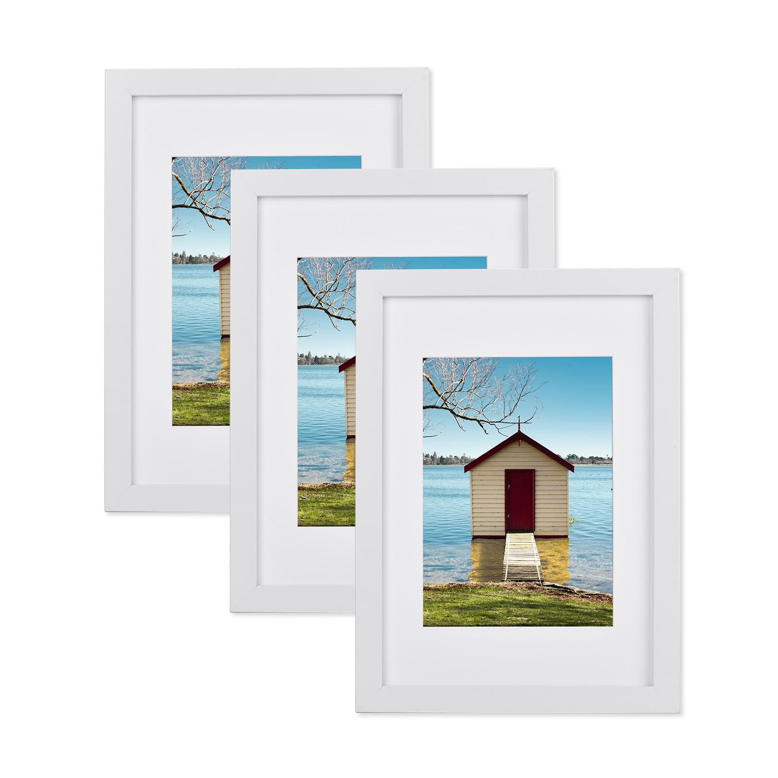 Cadres photo A3 bois blanc anti-brisure pour valoriser vos posters A4