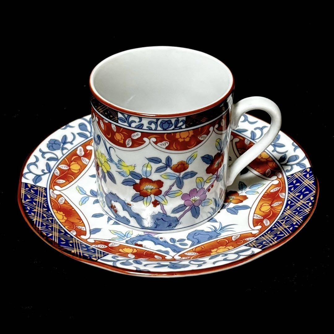 京焼　陶あん　コーヒーカップ&ソーサーセット 小川珈琲×京焼・清水焼（陶あん）】京焼・清水焼カップ