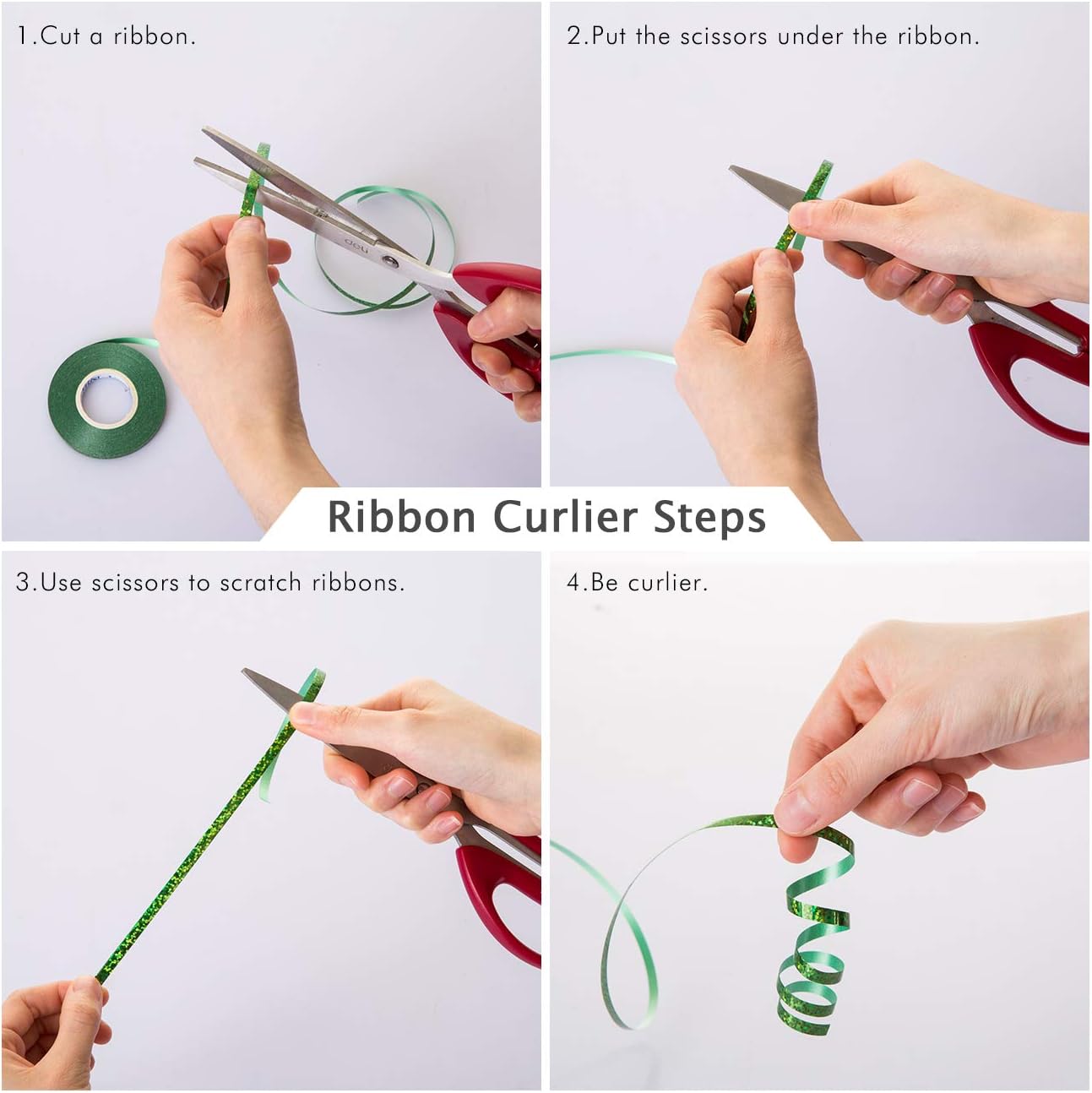 Naler 24 Rolls Curling Ribbon String Roll Gift Wrapping Ribbons for Party Art Crafts Florist Bows Gift Wrapping Wedding Decoration, 21.8 Yards Per Roll, Assorted Colors : Health & Household