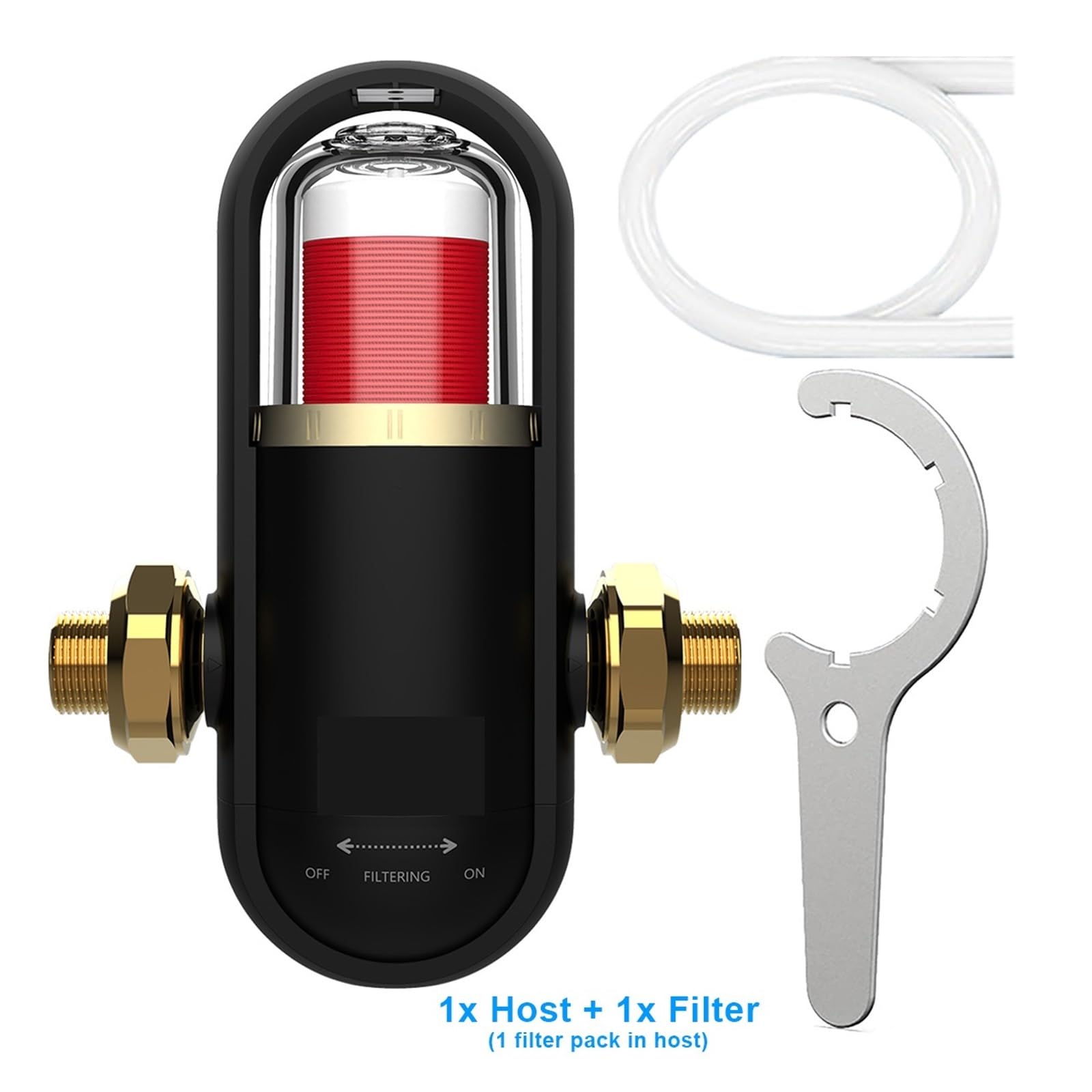 Filtre Osmose Inverse, Gill + pré-filtre en maille d'acier inoxydable, sédiments de rotation de toute la maison, purificateur de filtre à eau, lavage à contre-courant
