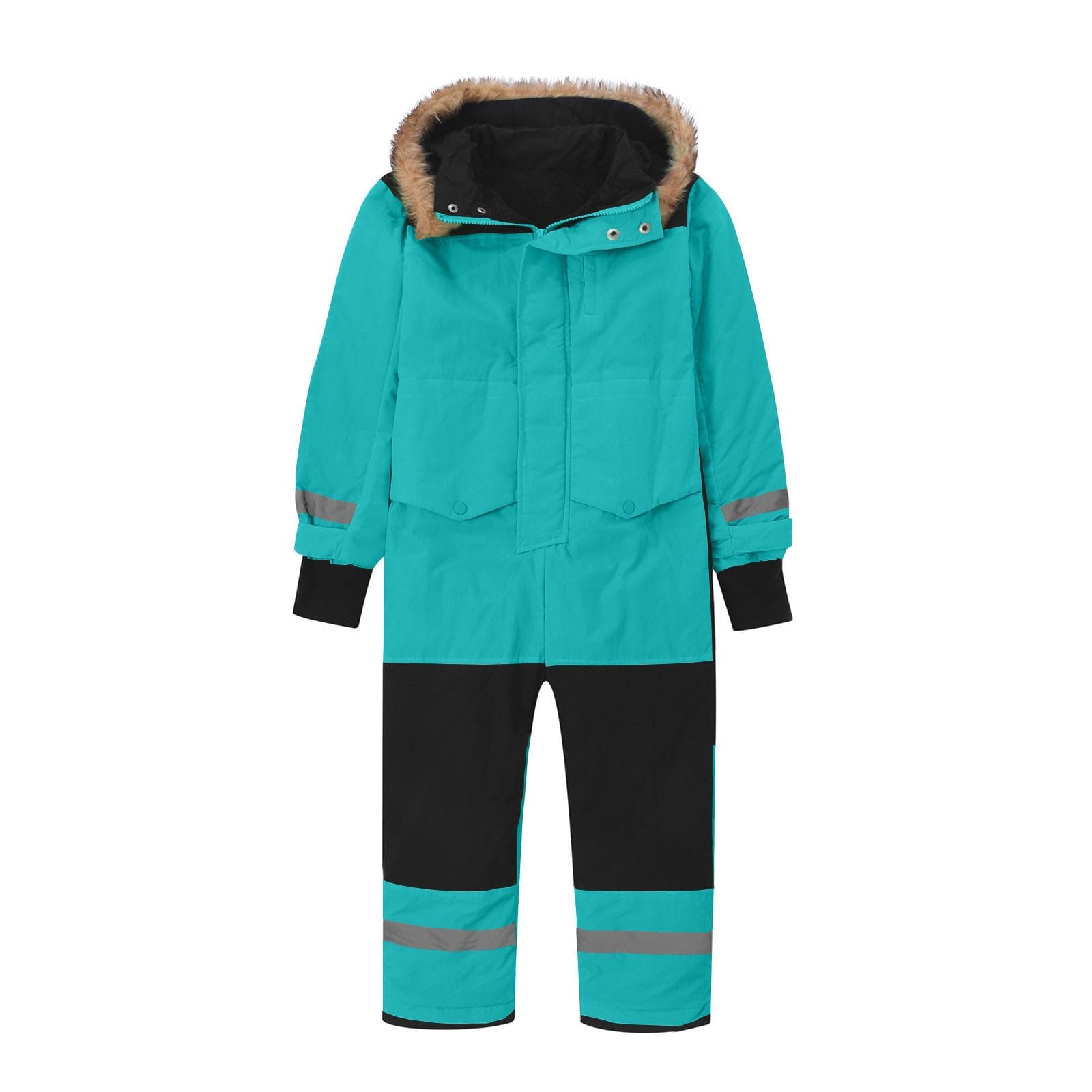 Tuta da Neve per Bambine e Bambini, Un Pezzo, Impermeabile e Antivento, Tuta da Sci, Calda, Invernale, per Giocare sulla Neve all'aperto