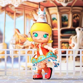 Amazon.co.jp: POPMART MOLLY Carousel アクション フィギュア ポップ
