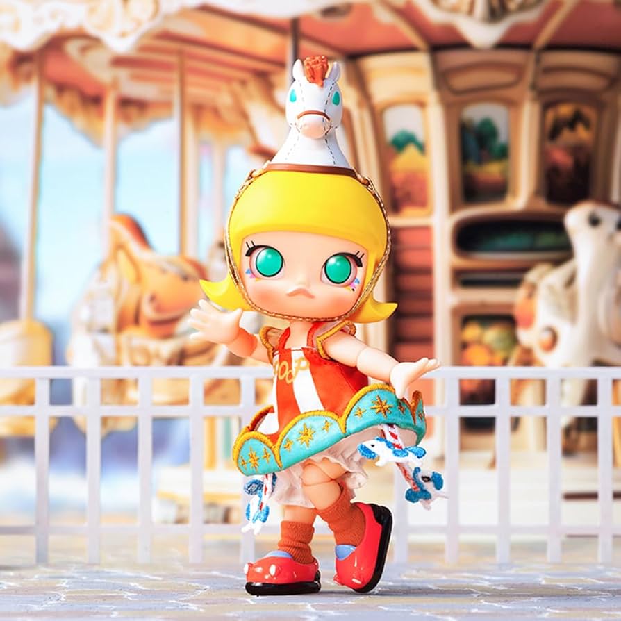 MOLLY Carousel アクションフィギュア　pop mart Amazon.co.jp: POPMART MOLLY Carousel アクション フィギュア