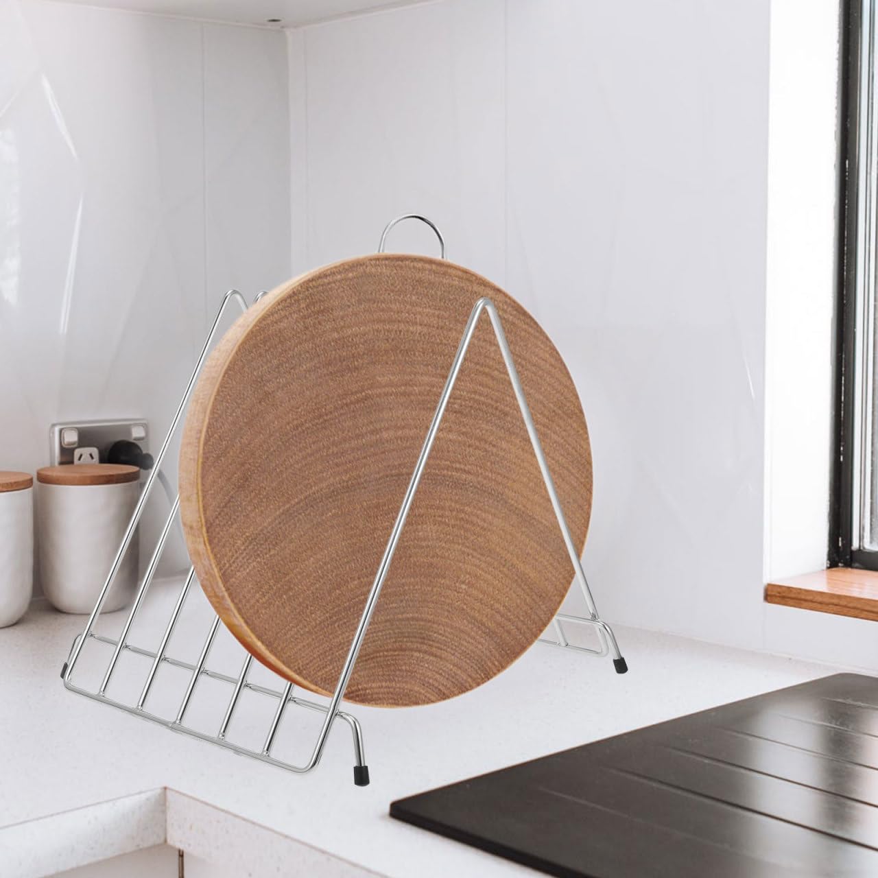 STOBAZA Support Inox Pour Planches À Découper Et Plaques À Pizza