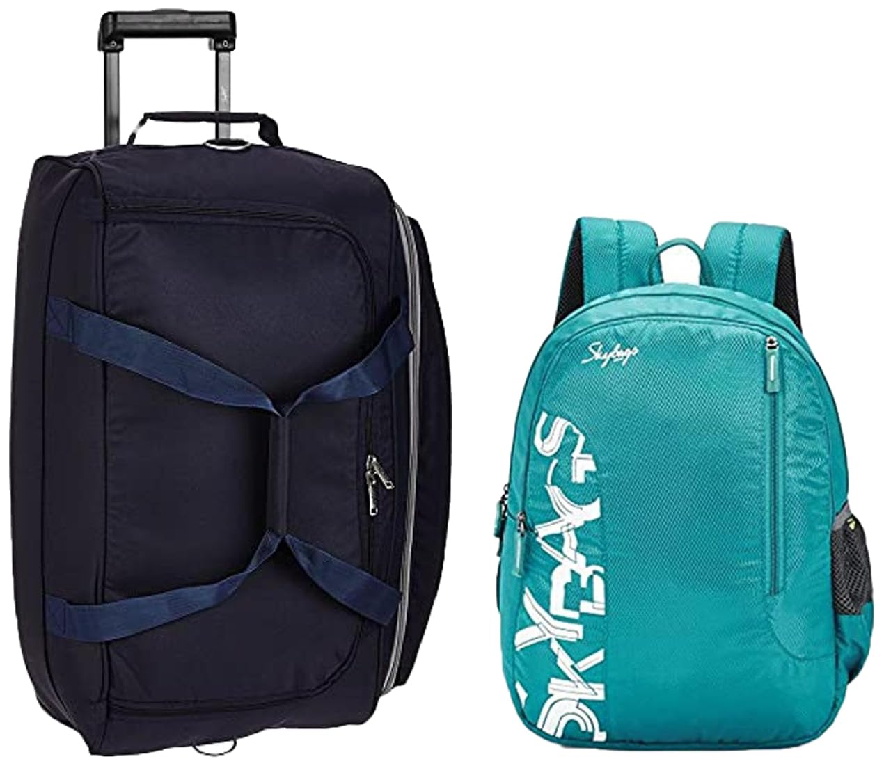 See full amazon price history chart for Skybags Cardiff 63.5 Cms Blue Polyester Duffle Bag with Skybags Brat Sea Green 46 Cms Casual Backpack Skybags Cardiff 63.5 Cms Blue Polyester Duffle Bag with Skybags Brat Sea Green 46 Cms Casual Backpack (B0C46VKXV3) Amazon Price History, Amazon Price Tracker