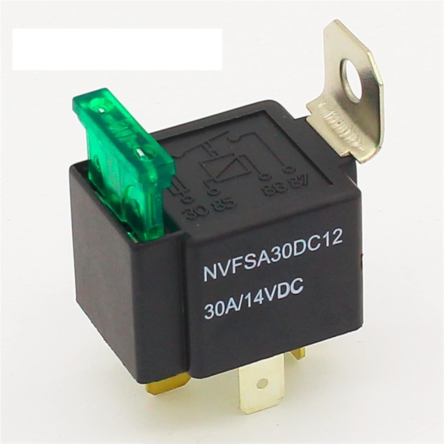 EMSea 2x 4-polig DC 12V 40A Autorelais Mit Sicherung - Plug & Play Für Auto, LKW, Motorrad