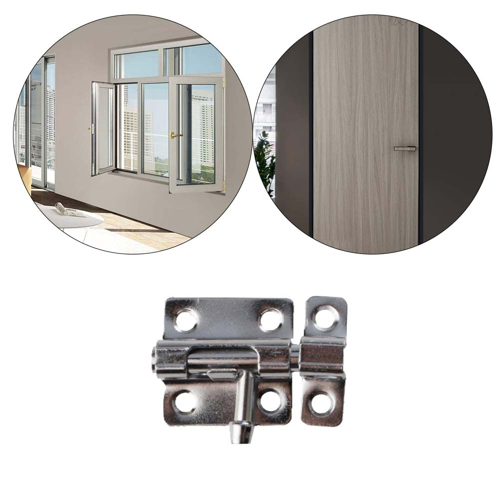 Verrou 5 Pièces Mini Verrous De Porte Coulissants De Sécurité Verrou Loquet Chambre De Portail