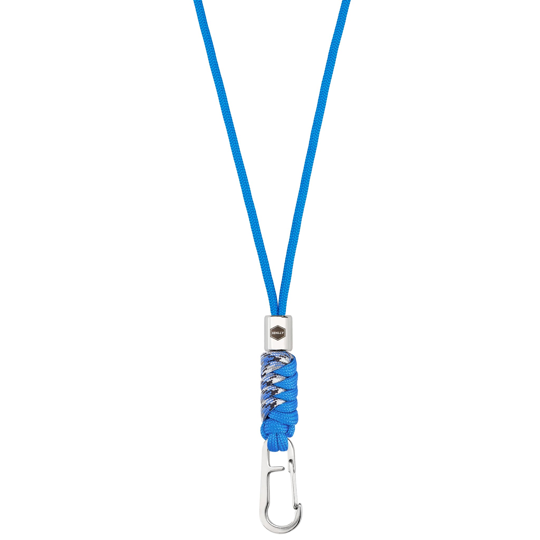 SENLLY Neck Lanyard Keychain for keys, Cell Phone, ID Badge Holder, Paracord Braided Design with Stainless Steel Hardware