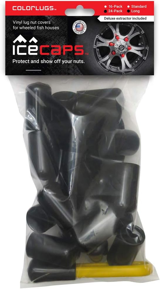ColorLugs IceCaps Vinyl Lug Nut Covers for Wheeled Fish
