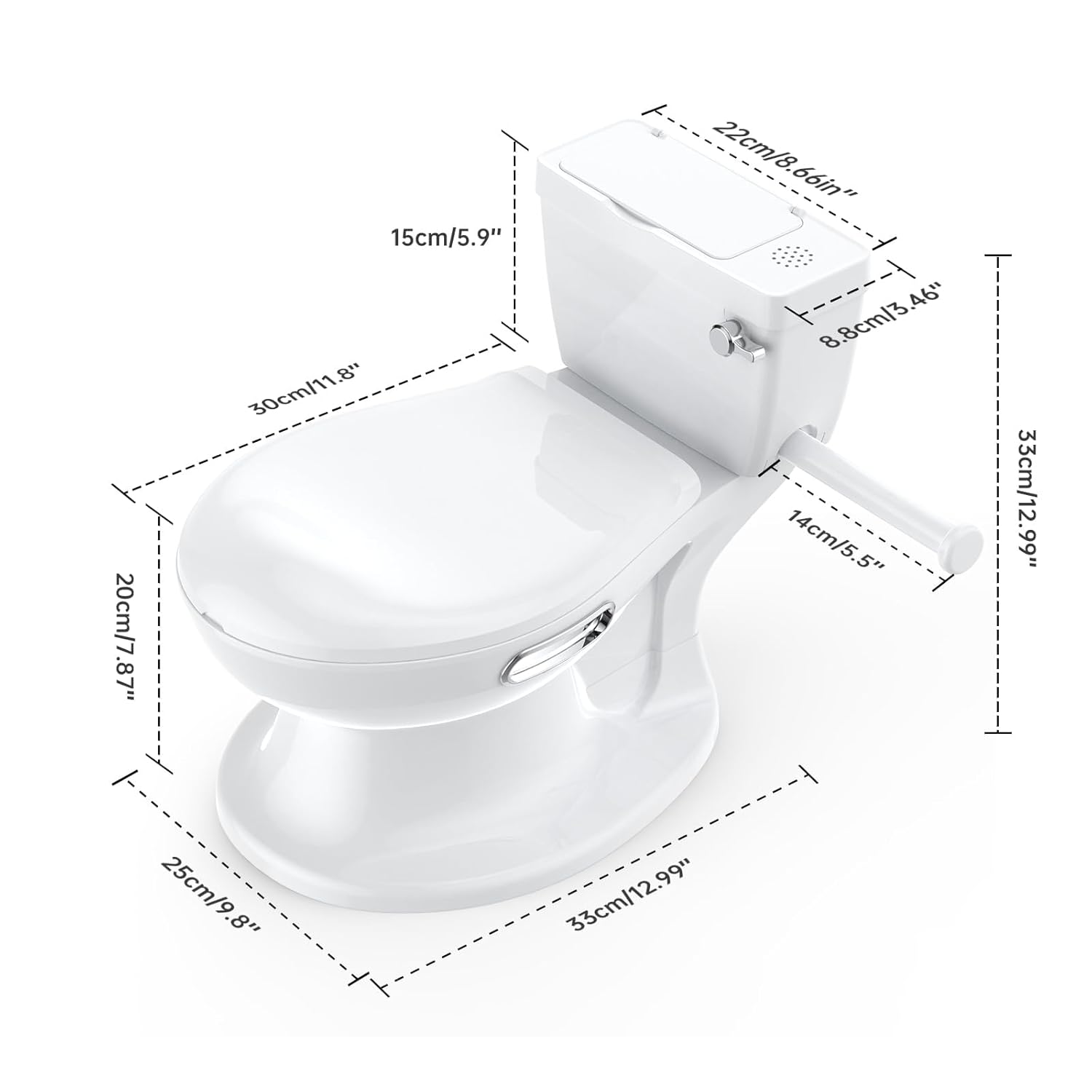 Potty Training Toilets for Baby, Potty Training Soft Seat, Potty Training Toilet with Life-Like Flush and Sound