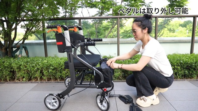 Amazon | Miugoo 歩行器 四輪歩行車 シルバーカー 多機能歩行器