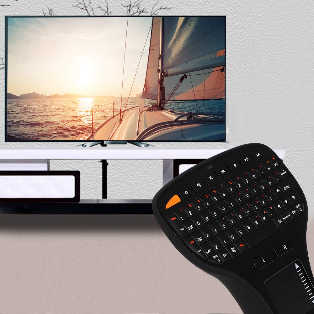 Mini USB QWERTY KEYBOOD 2 W 1 Trackball Multimedia Ultra Lightweight Design 4G bezprzewodowa mysz i klawiatura 2 w 1 odpowiednie dla 2000 Vista i 7 komputerów telewizyjnych