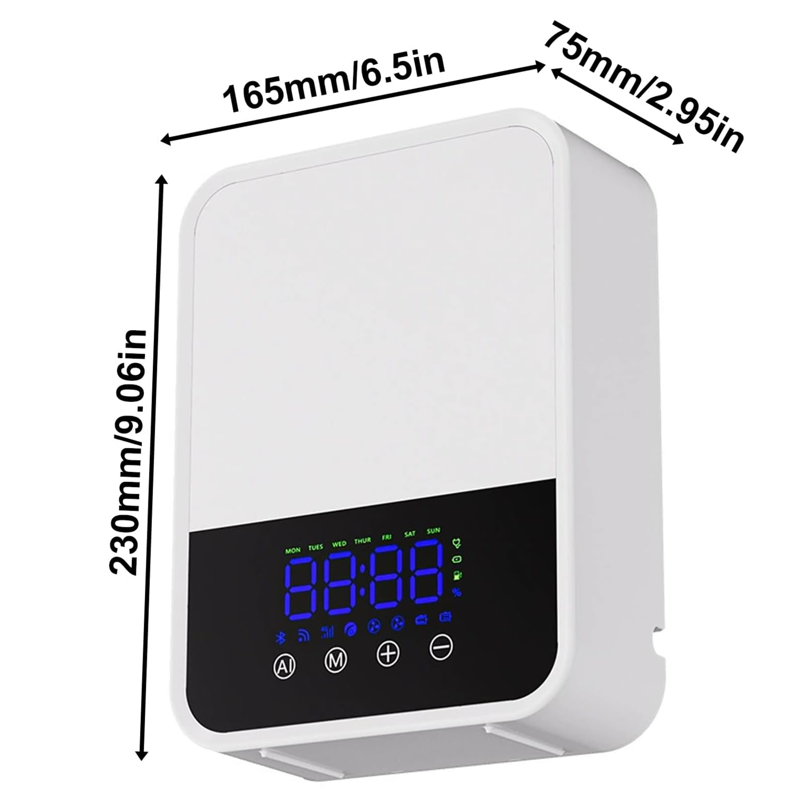 Diffusore di Profumo Smart Professionale, Macchina senza Acqua 600 m³ | Controllo tramite App e Touch, 4 Modalità, Capacità 300 ml, Uso a Parete o da Tavolo per Hotel, Uffici e Spa(white)