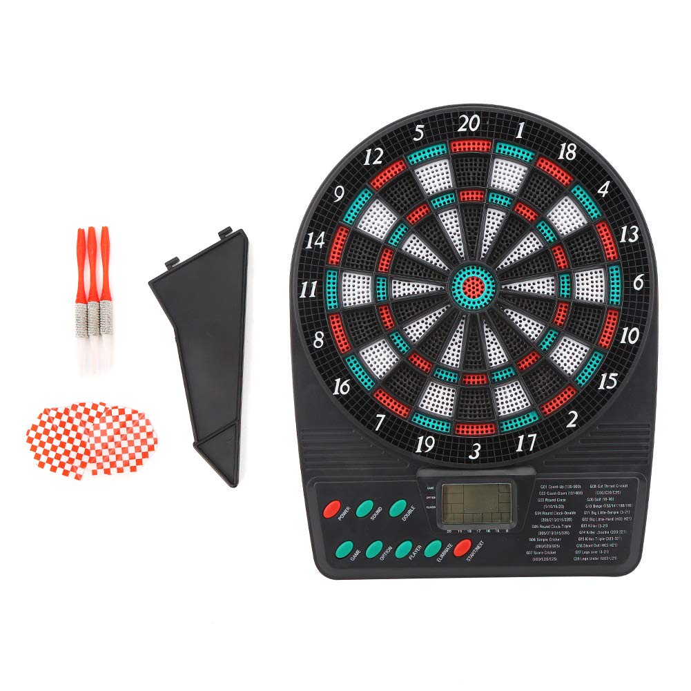 Huakii ???????????????????????????????????? ???????????????? 545g Mini Scoring Dartboard, Mini Dartboard, LCD Display Screen Bar for Leisure Entertainment Family
