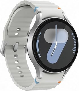 SAMSUNG Galaxy Watch 7 (44mm) AI Smartwatch w/ 1.5" AMOLED, Wear OS 5, Wi-Fi, Bluetooth, Heart Rate, Sleep Apnea & GPS Fitness Tracker, International Model L310 (w/Fast Charger, Silver)