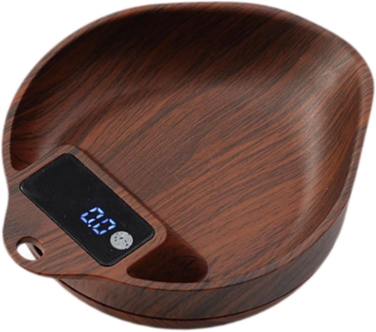 Coffee Bean Scale Weighing Tool Accurate 0.3G to 999G Multifunction Electronic Scale Bean Tray Weighing Scales for Household, Brown