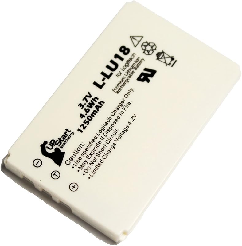 Logitech L-LU18 Battery Replacement (1250mAh, 3.7V, Lithium-Ion) | Compatible with 190582-0001, F12440056, Harmony 915, Harmony 1000, Harmony 1100, Harmony 1100i, K398, L-LU18