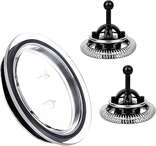 2pcs Milk Frother Replacement Whisks and 1 Lid, Whisks Compatible with Nespresso Aeroccino 3/4/XL and Lid Compatible with Nespresso Aeroccino 3, Practical Milk Frother Replacement Parts