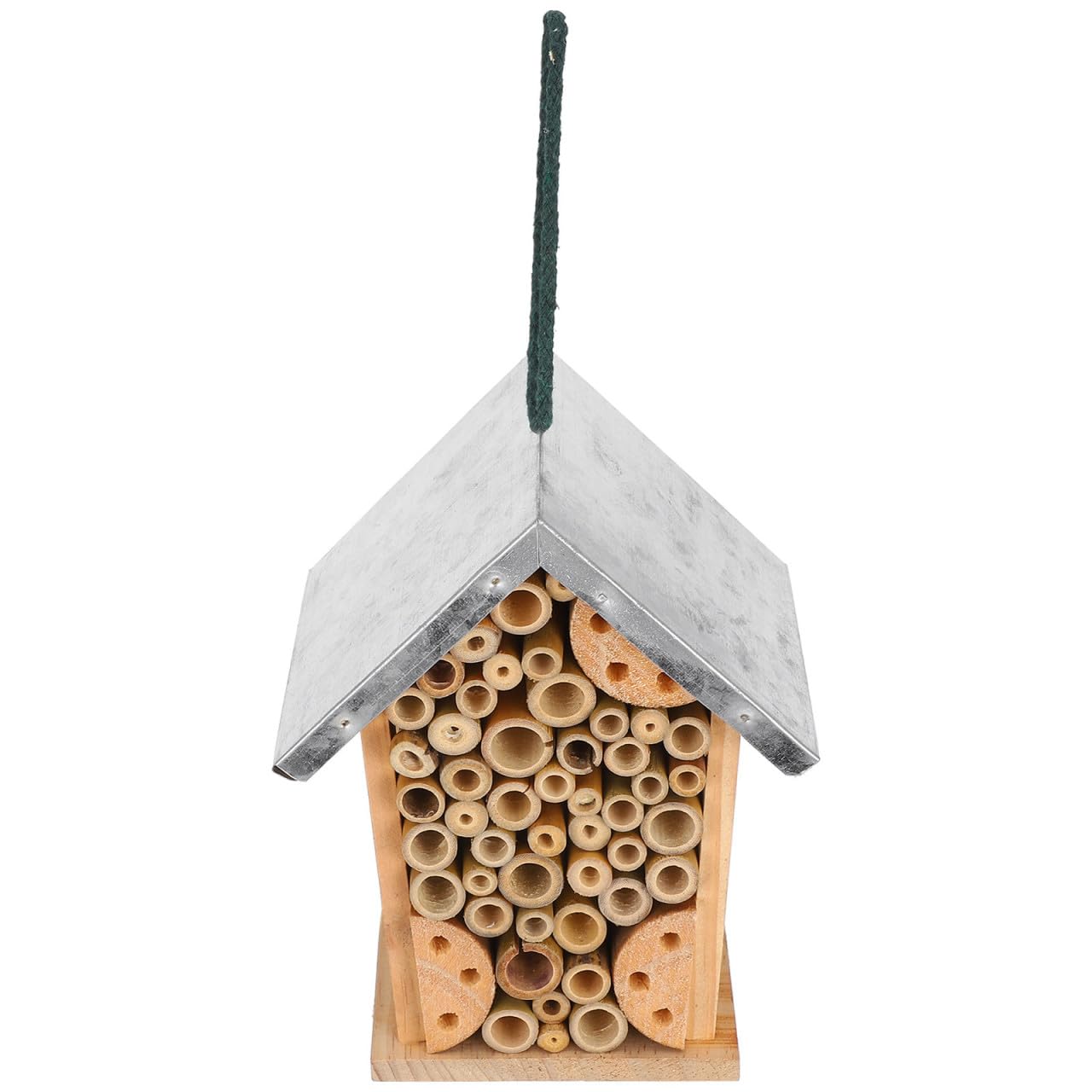 Maison à Insectes Suspendue pour Jardin en Bois et Fer
