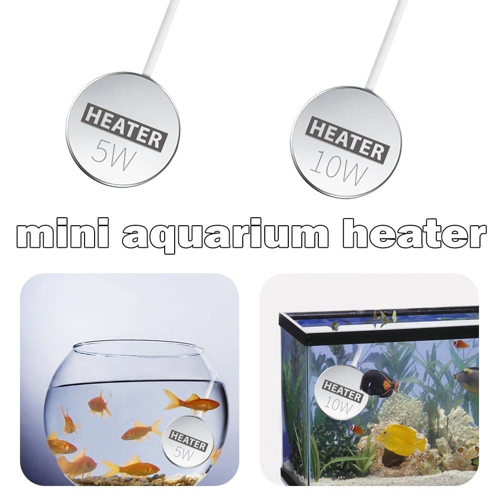 Mini Aquariumverwarming, Schildpad Tank Verwarmingsstaaf, 220-240 V 15 W/25 W Vis en Schildpad Tank Thermostaat Heater voor 10L/20L Aquarium(EU 25W