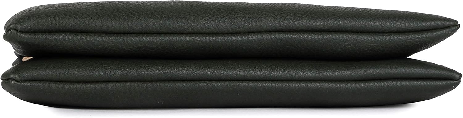 Solene Women's Lightweight Multi Compartment Wristlet Clutch Wallet Crossbody Bag - Image 6