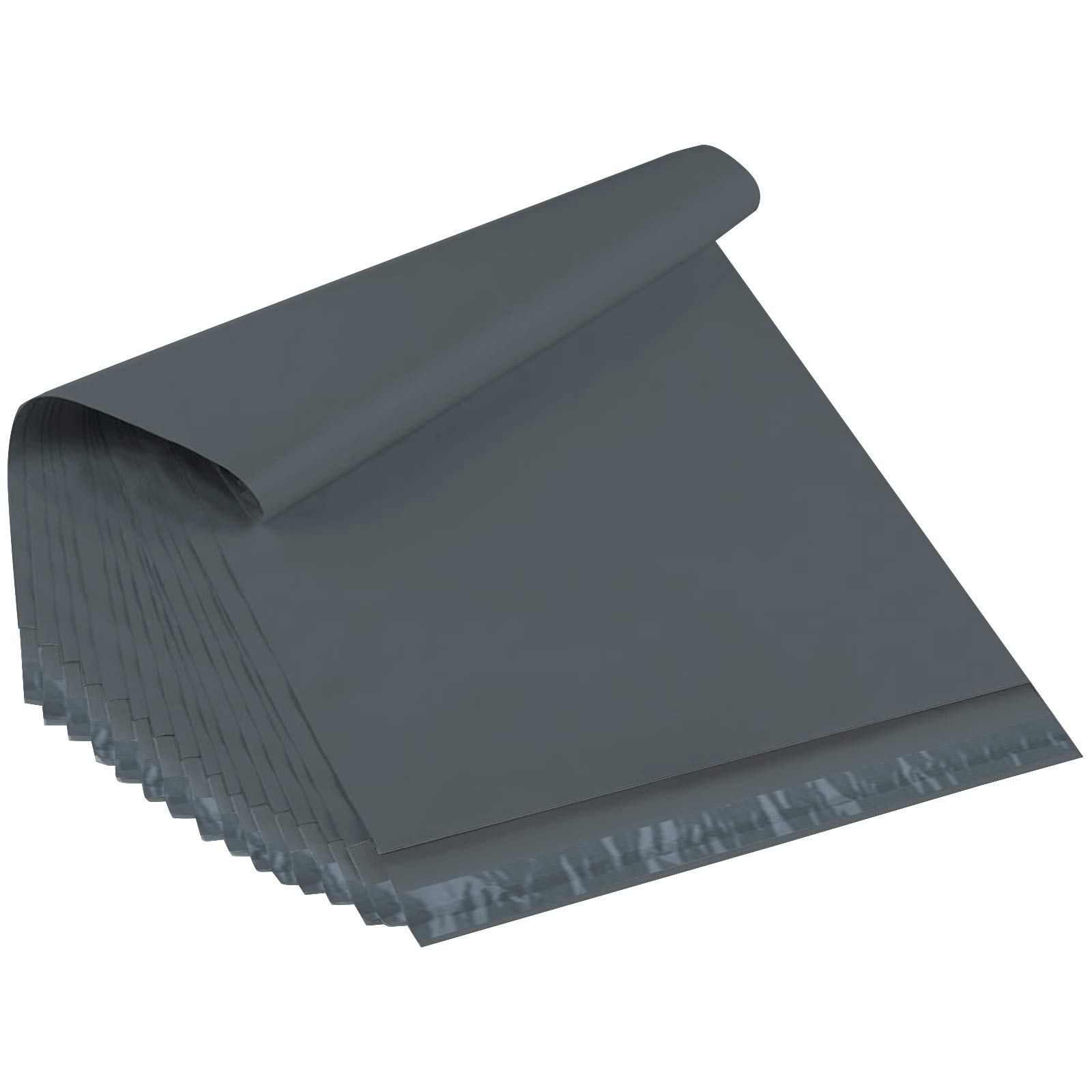iSOUL Grey Courier Parcel Self Seal Bag, 12 x 16-Inch Plastic Mailing Postal Poly Post Bag for Packaging 305mm x 407mm - Grey (100)