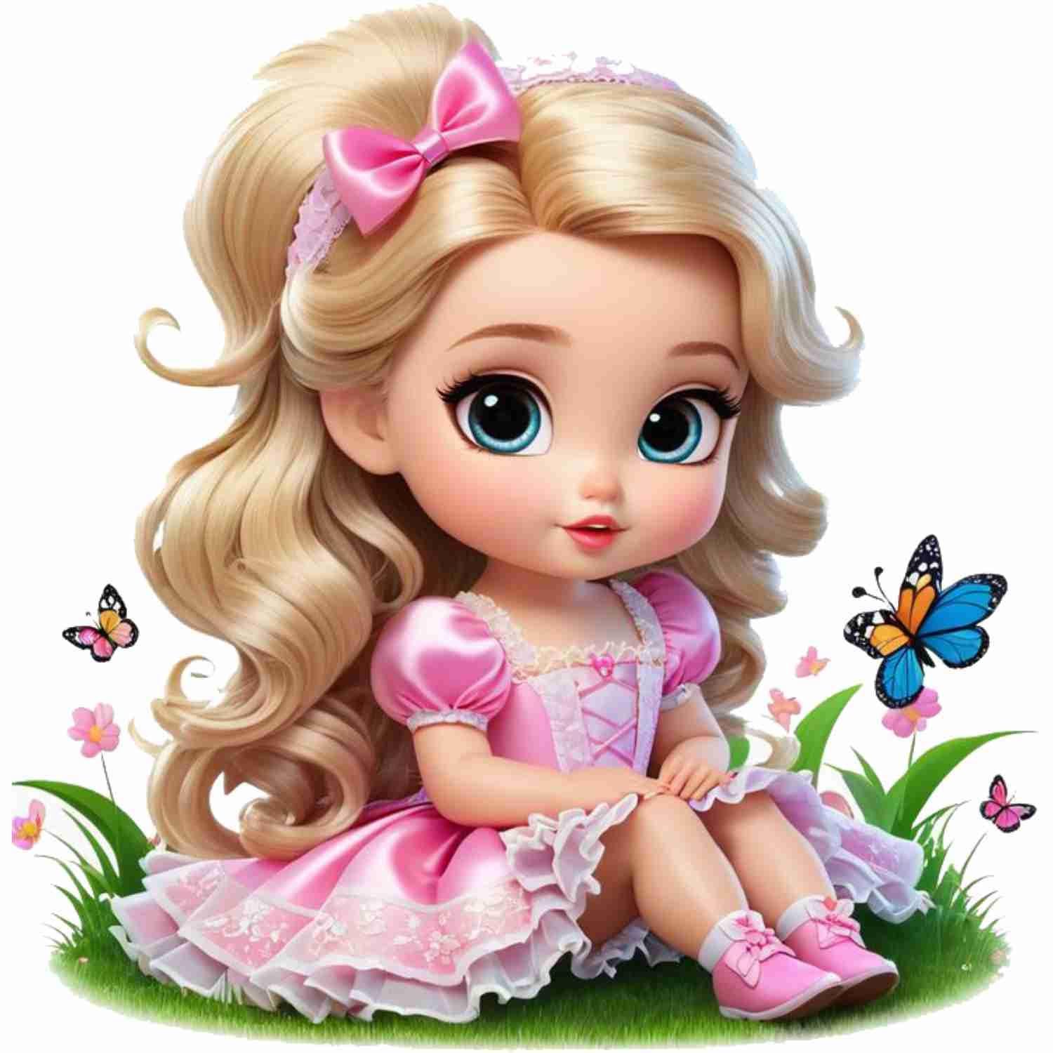 Sticker - Girl Fairy Princess Wall Sticker | 60x50 cm Vinyl Self Adhesive Wall Art | Cute Kids Room & Nursery Decoration Sticker for Bedroom, Playroom & Home Wall | Pack of 1-image-31