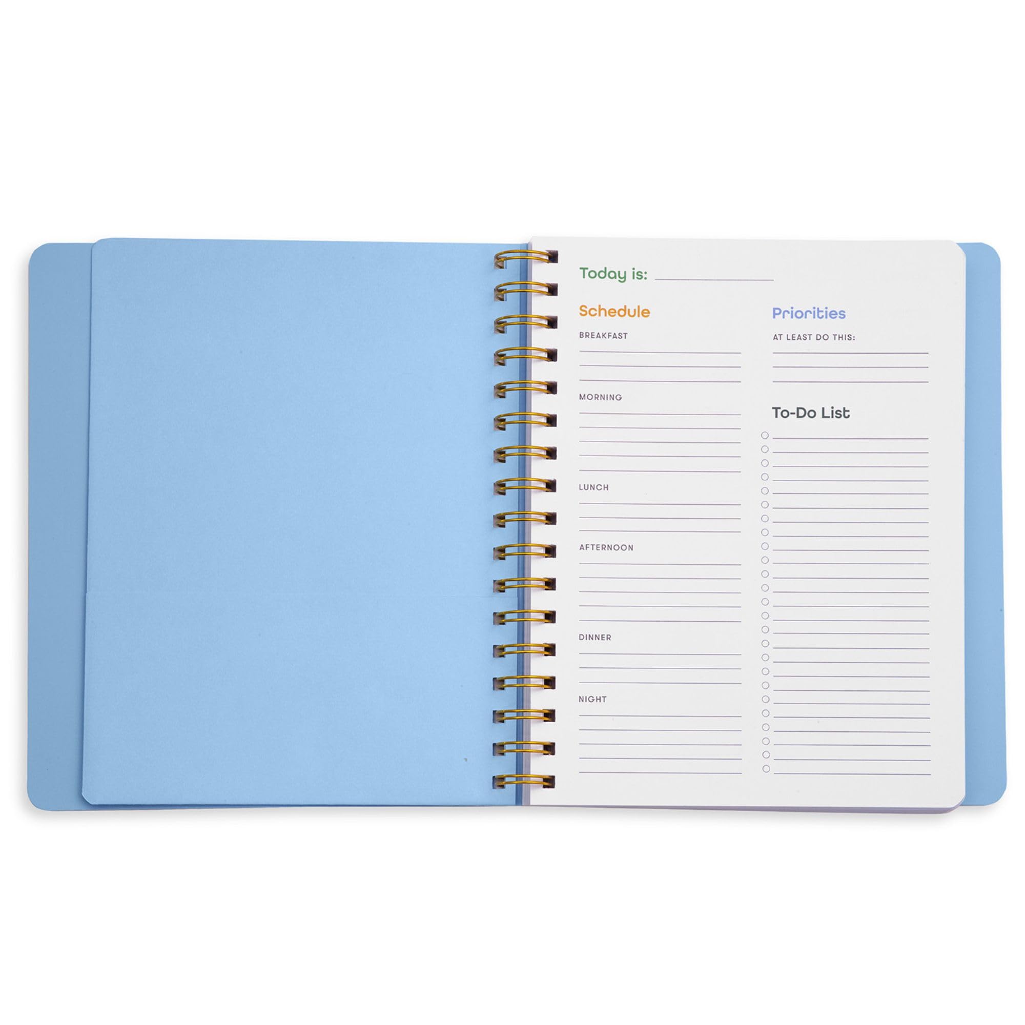 ban.do Undated Daily To Do Planner, Personal Organizer Schedule Planner with Meal Plan and To Do Lists, Botanical Cream - Image 5