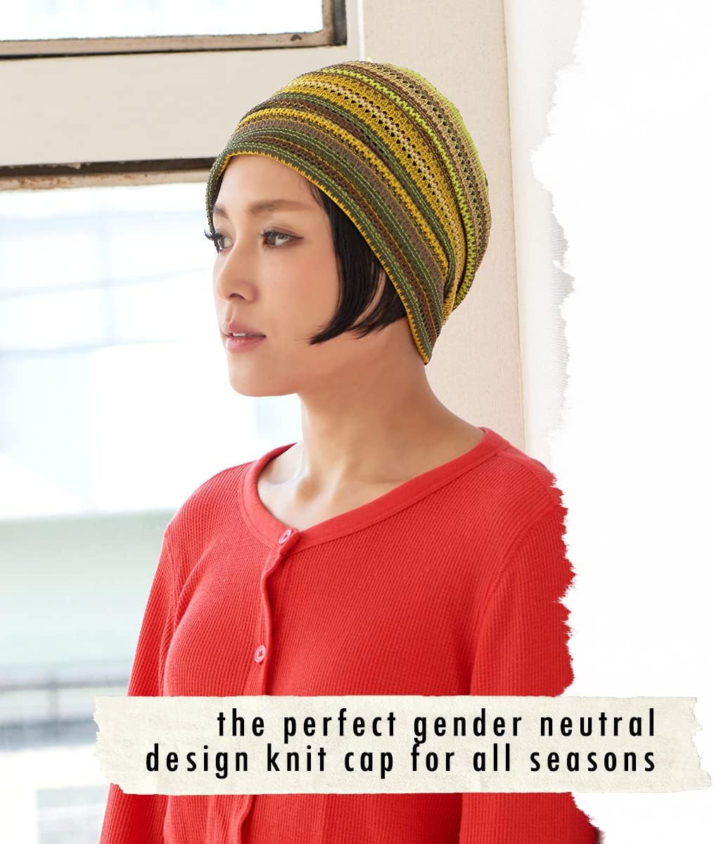 CHARM Men Summer Beanie Knit - Women Hipster Slouchy Hat Boho Street Crochet Cap