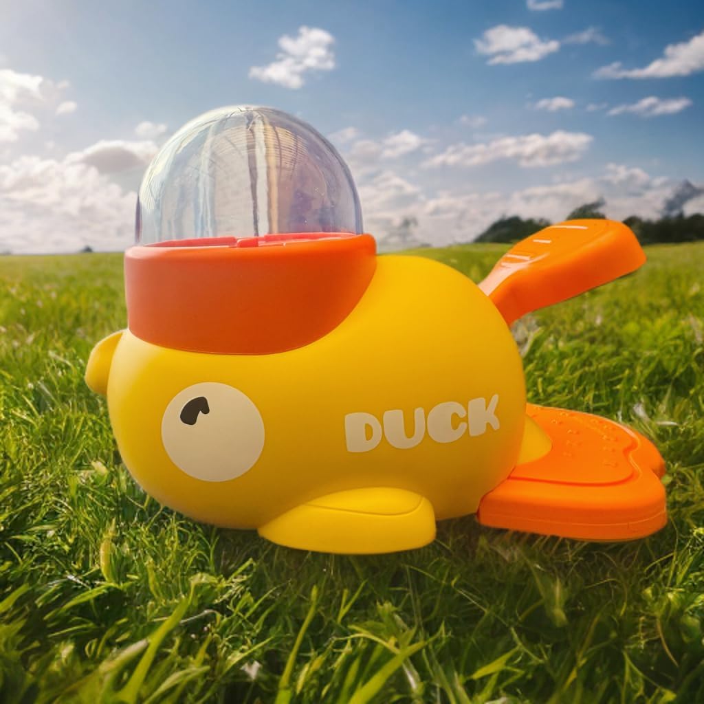 Petmotion – Interactive Yellow Duck Pet Feeder – Slow Feeder Toy for Dogs & Cats | Fun Treat Dispenser for Small Pets | Durable & Non-Toxic | Anti-Choking & Stress Relief