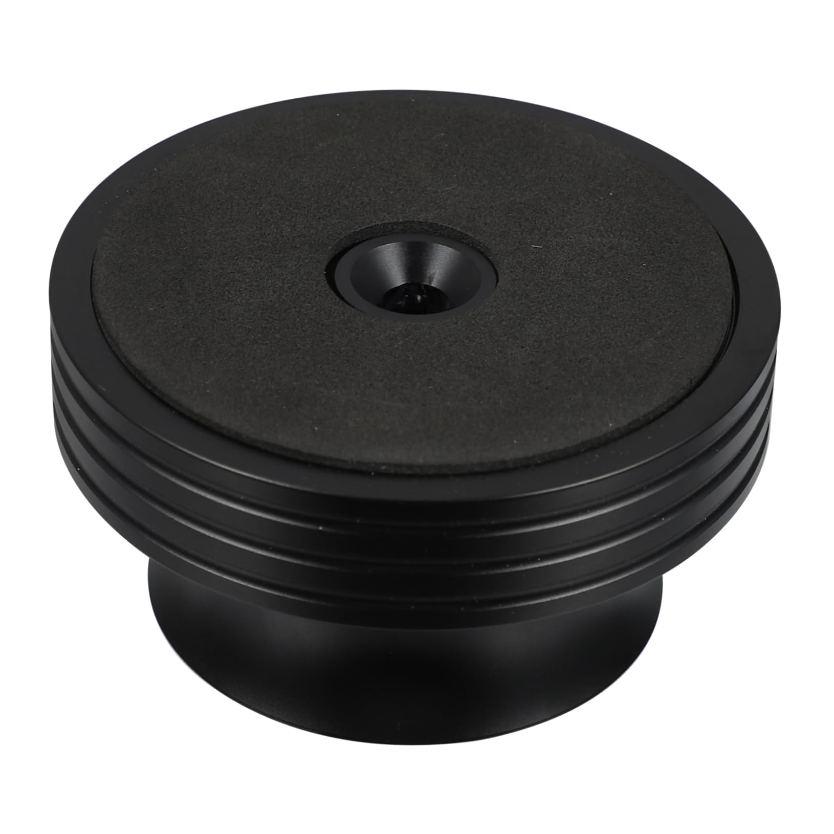 PartyKindom Estabilizador De Disco De Aluminio para Vinilos Negros Abrazadera Equilibrada para Tocadiscos Mejora La Calidad De Sonido y Estabilidad