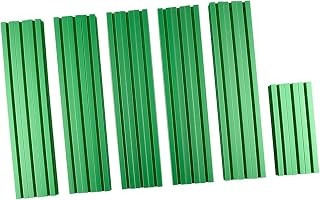 Homyl 1515 Aluminum Profile Extrusion 200mm 100mm Linear Rail for Voron V0 V0.1 3D Printer Professional Accessies Precise Cutting Pre Drilled, Green