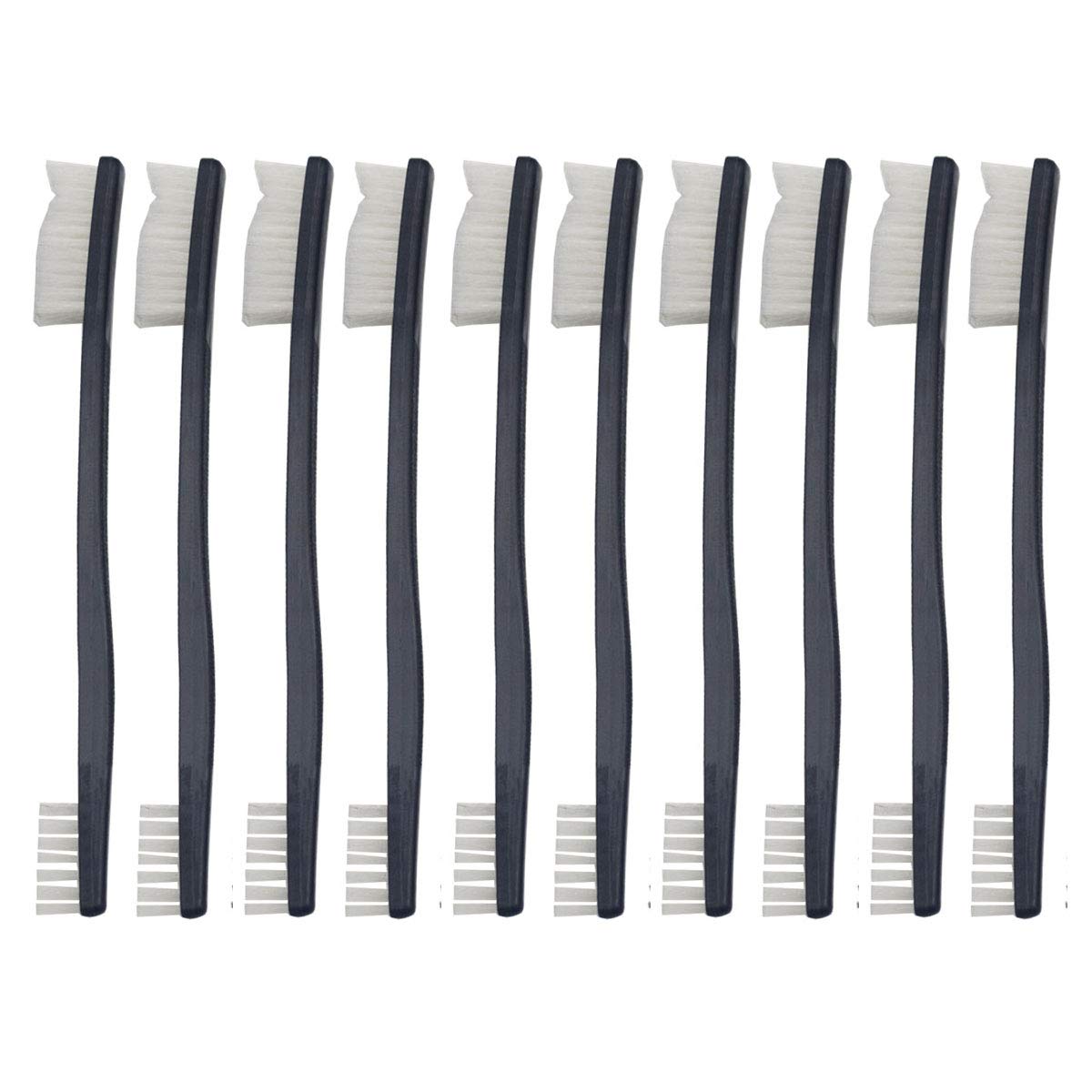 Estary Ranks Universal Gun Cleaning Kit Gun Cleaning Brush and Pick Set (10 Nylon Brushes)