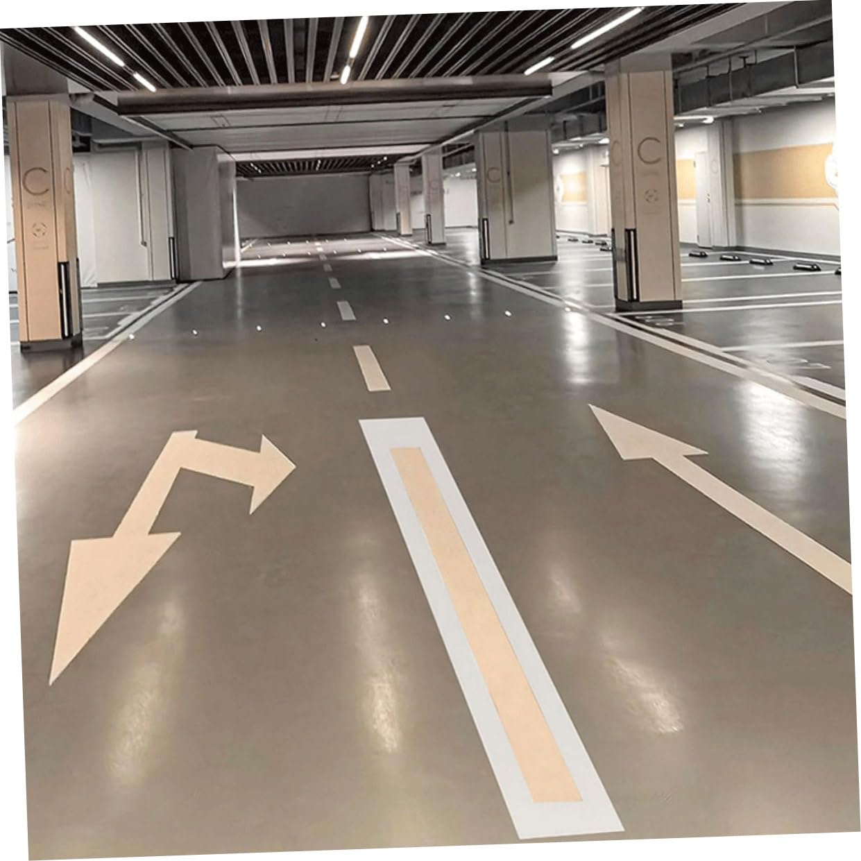 Faltbare Linien Schablone Wiederverwendbar Für Asphalt Beton Pflaster Gerade Linienvorlage Zum Sprühen Von Parkflächen Und Gehwegen