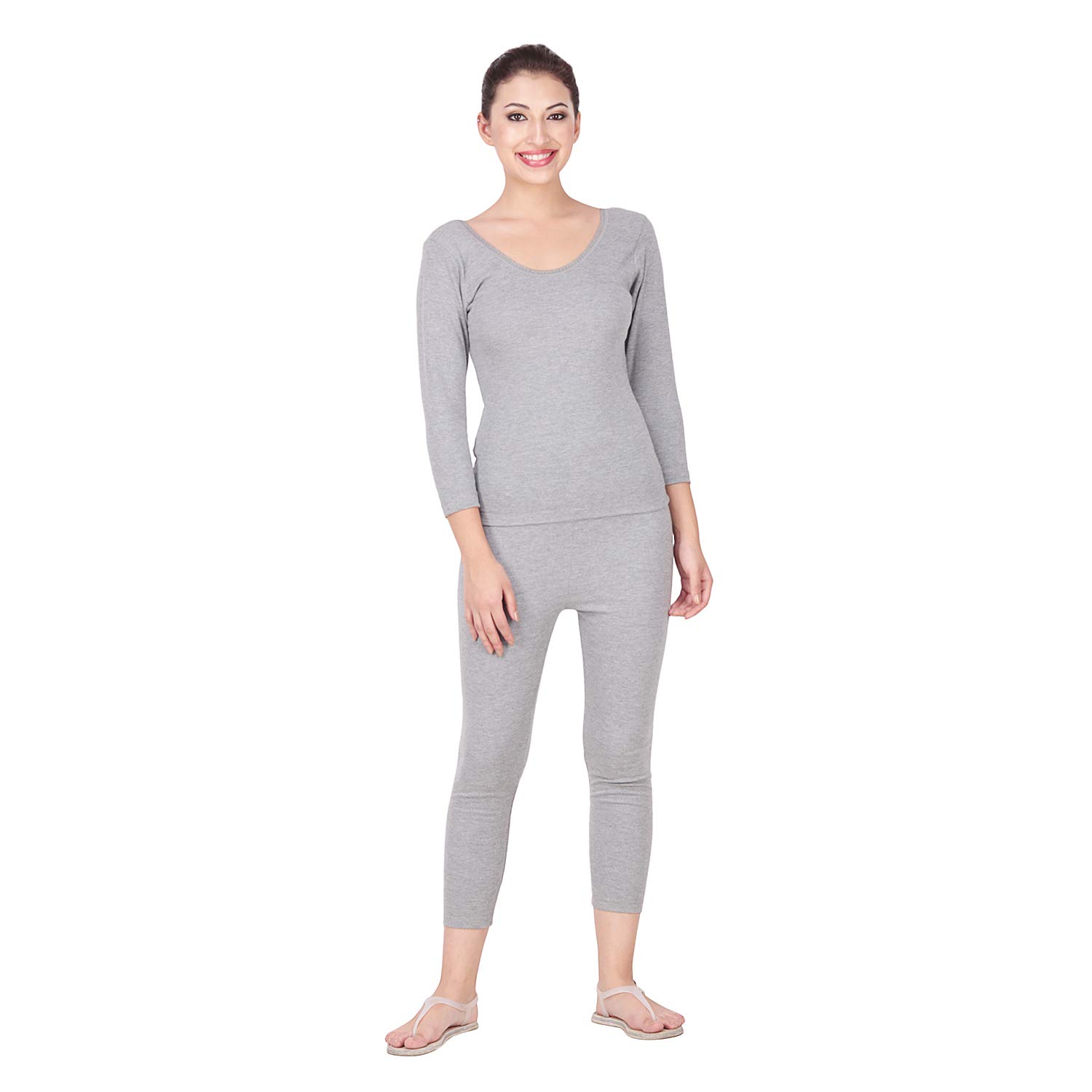splash Women's Thermal Winter Wear Set - 3/4th Sleeve Thermal Upper & Lower-picture-43