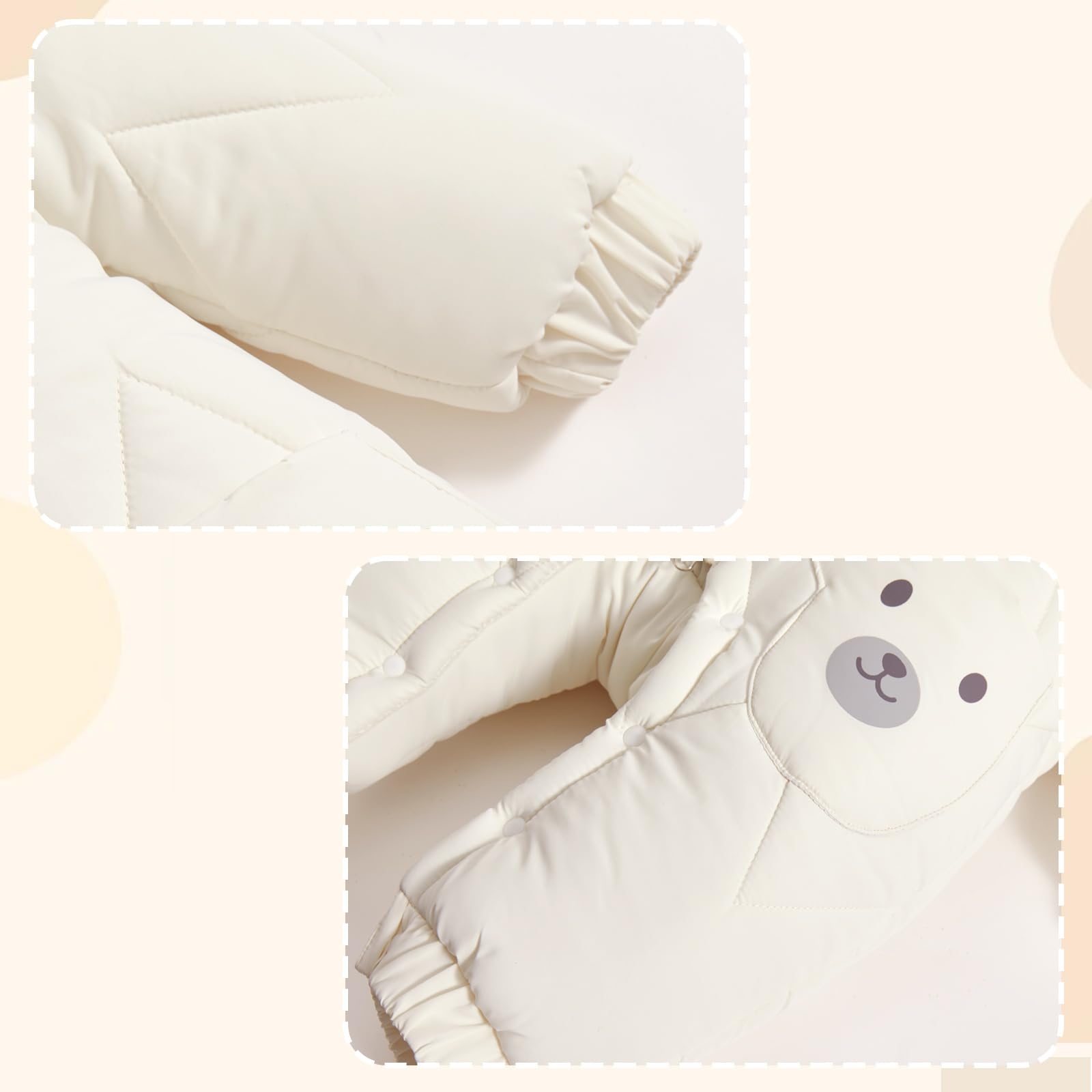 JiAmy Combinaison d'hiver bébé garçon fille neige nouveau-né 0-12 mois