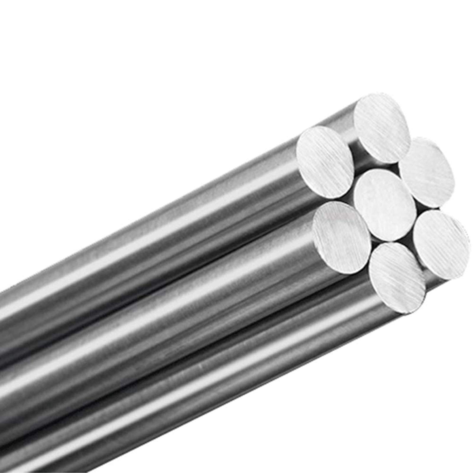 Barra redonda de acero inoxidable, Varilla redonda de acero inoxidable 304 500mm, 22mm, 24mm, modelos coches RC DIY | 22mm