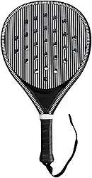 Raquete de tênis padel com enchimento de EVA e alça de pulso, superfície de fibra de carbono, raquete de tênis padel para iniciantes, adultos e