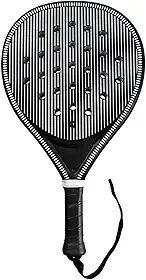 Raquete de tênis padel com enchimento de EVA e alça de pulso, superfície de fibra de carbono, raquete de tênis padel para iniciantes, adultos e