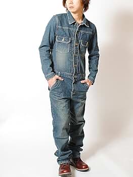 Amazon.co.jp: アケリコ (AKERICO) 2ndタイプ デニム オールインワン