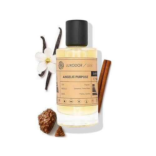 Angelic Purpose | Inspirado en Angel's Share | Perfume de feromonas para mujer | Fragancias Dupes para mujer | Perfume para mujer sin parabenos, 3.4