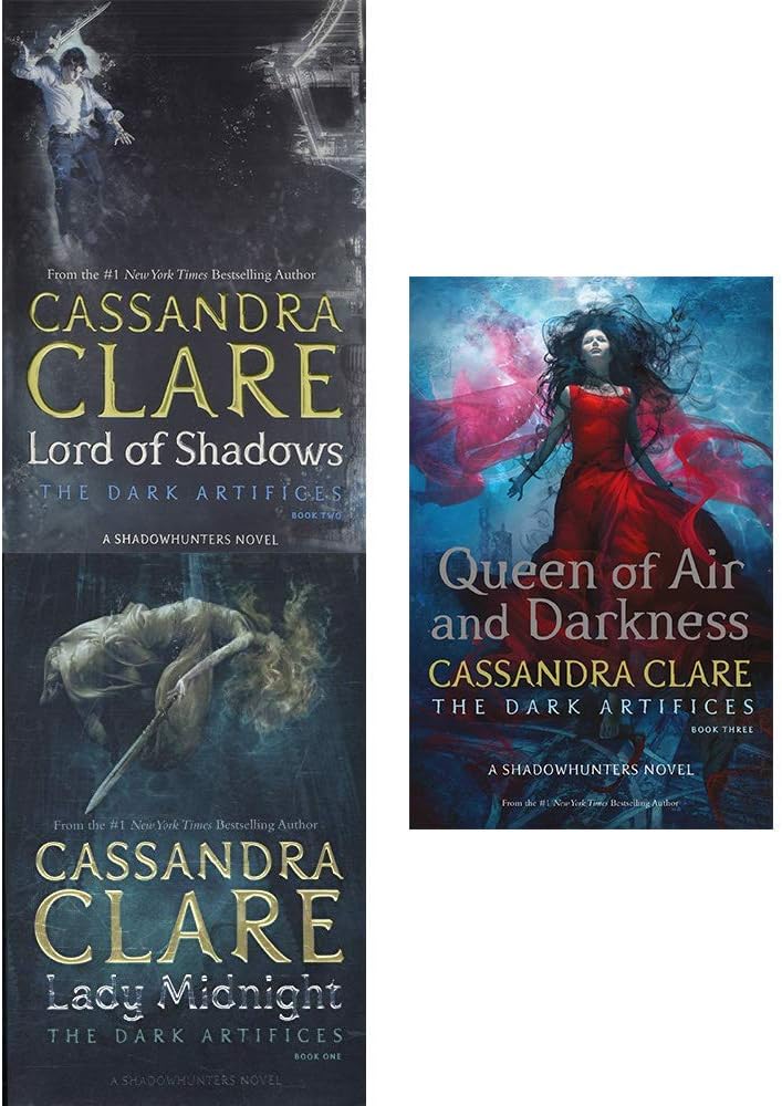 The Dark Artifices Series Complete Collection 3 Books Collection Set By Cassandra Clare (Lady Midnight, Lord Of Shadows, Queen Of Air And Darkness)