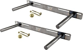 Floating Shelf Bracket 2 Pack - 18” Hidden Shelf Brackets, 150 LB Weight...