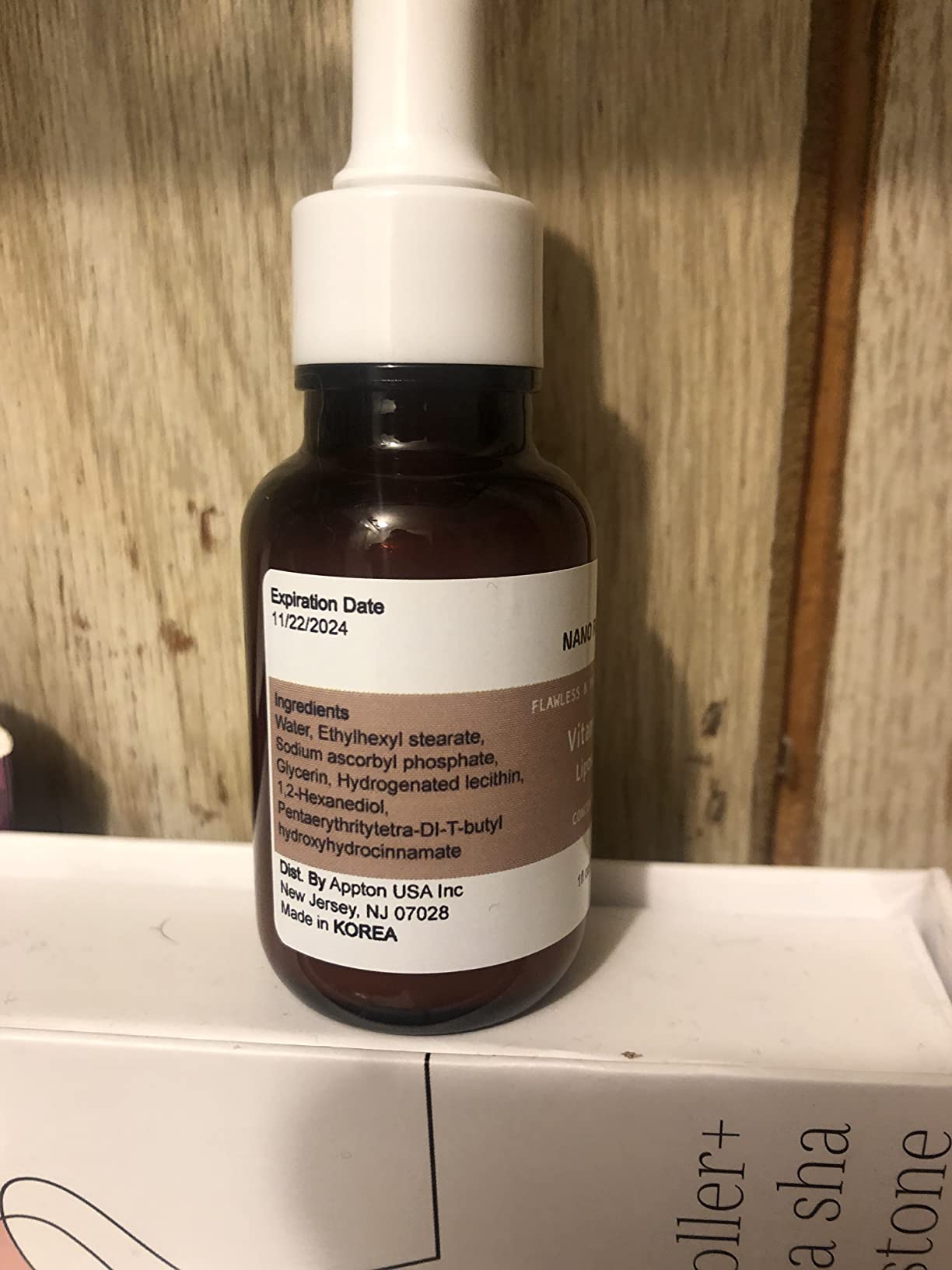 Nano Recipe Korean Pure Vitamin C Liposome Concentrate Mix 2 Drops with Your Own Skin Care Product Improve Skin Tone Freckles Dark Spot