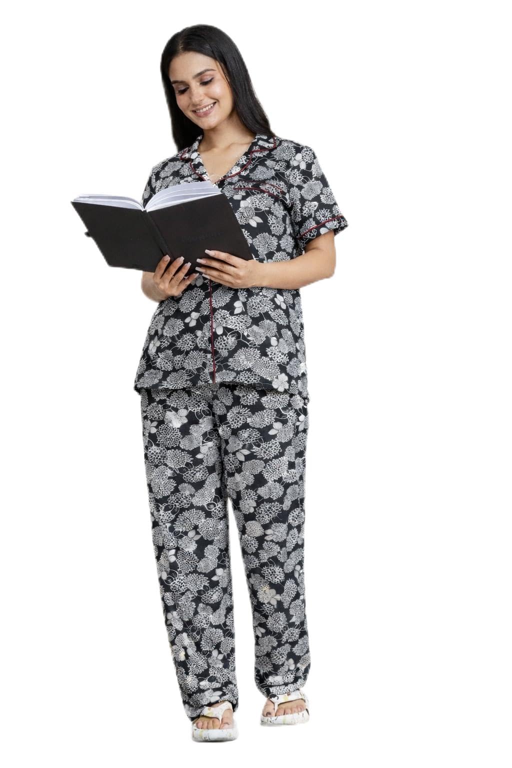 KOUTON Pearls Rayon Multicolour Nightsuit-picture-53